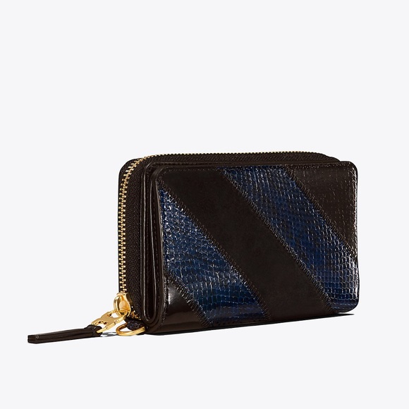 Tory Burch Gemini Link Snake Bi-Fold Wallet - Picture 2 of 4